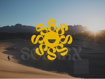 「 Solar Logo Design 」 branding cool design graphic design illustration logo simple vector