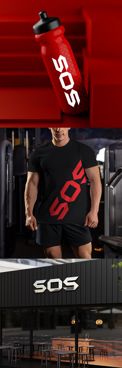 SOS Performance Gear a Premium Clothing Brand branding graphic design logo motion graphics