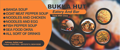 BUKKA HUT graphic design