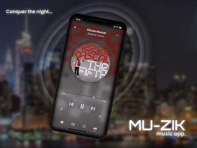 Daily UI (Day 9) - Music Player dailyui day 9 mobile music player ui