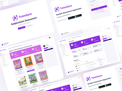 TuteeSync- A web app redesign Concept assessment clean dashboard design homepage student teachers ui ux web app website
