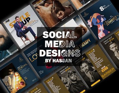 Social Media Designs for Salons branding graphic design poster design salon salon design social media social media banner social media design social media marketing social media post