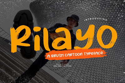 Rilayo – A Brush Cartoon Typeface monoline brush