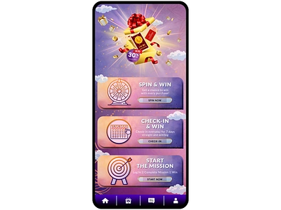 Gamification System (Buy | Play | Win) branding customer retention digital voucher e voucher game design game zone gamification system landing page reward management user engagement vouchermatic