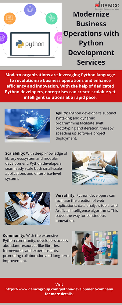 Modernize Business Operations with Python Development Services python pythondevelopment