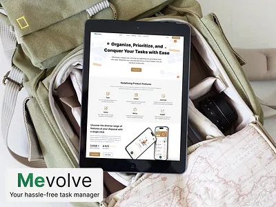 MeVolve- your hassle-free task manager anniversary task app application branding daily task design graphic design information love manage management meeting task task manager todo ui update task ux