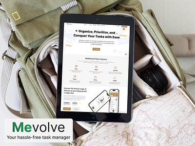 MeVolve- your hassle-free task manager anniversary task app application branding daily task design graphic design information love manage management meeting task task manager todo ui update task ux