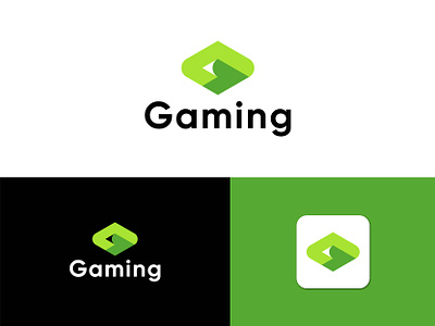 Gaming logo with abstract G letter mark abstract apps icon brand identity branding corporate currency design flat g logo. goole green initial letter mark logo logo mark logos minimal modern unique vector