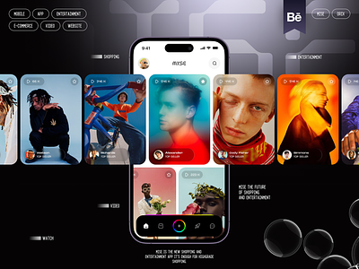 Mise E-Commerce Project app appdesign behance commerce creator design ecommerce entertainment minimal mobile mobileapp product design sajon shop ui ux video videocommerce visualdesign