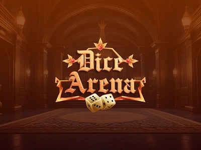 A Dice Arena Logo arena artwork boardgame branding competition design designer dicearena dribbble fantasy gamedesign graphicdesign logo logodesign strategy