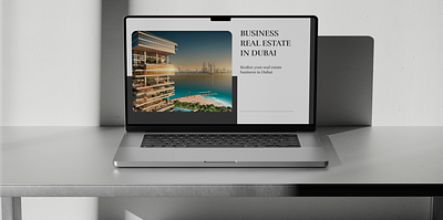 Presentanion Business real estate in Dubai graphic design presentanion ui