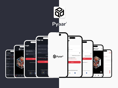 Pyaar 3d animation app design branding casestudy creative dating design graphic design idea illustration logo love mobile app case study motion graphics pyaar pyaardesign ui