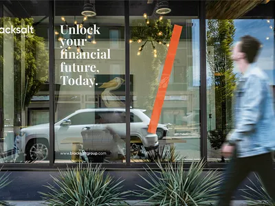 Blacksalt Office Signage branding graphic design logo signage