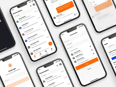 Olinqua App Screens app branding graphic design logo ui uiux