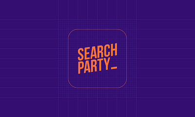 SearchParty App Icon app branding graphic design logo ui uiux