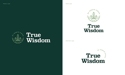 True Wisdom Logo Variations branding graphic design logo