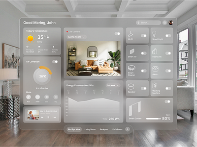 Vision Pro Smart Home apple home smart app smart home ui user experience ux visionpro