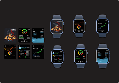 Emphasizing Smart Watch Capabilities 3d animation branding graphic design logo motion graphics ui ux