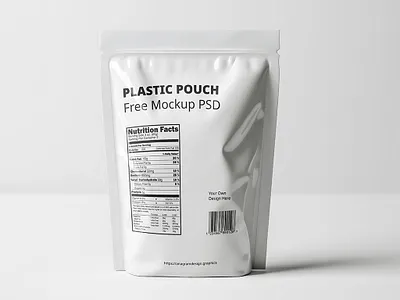 Plastic Pouch - Free Mockup anagramdesign coffee packaging design free mockup free plastic pouch mockup free template freebie freebies mockup packaging packaging mockup pouch mockup protein packaging tea packaging