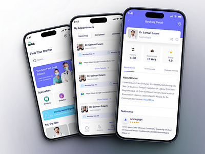 Healink - Doctor Appointment App logo ui