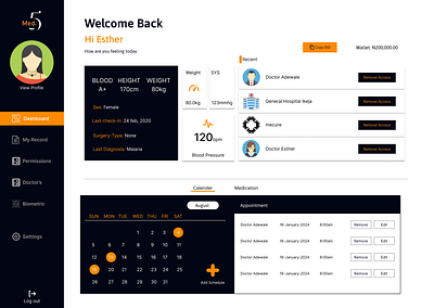 Medical web5 application graphic design logo ui