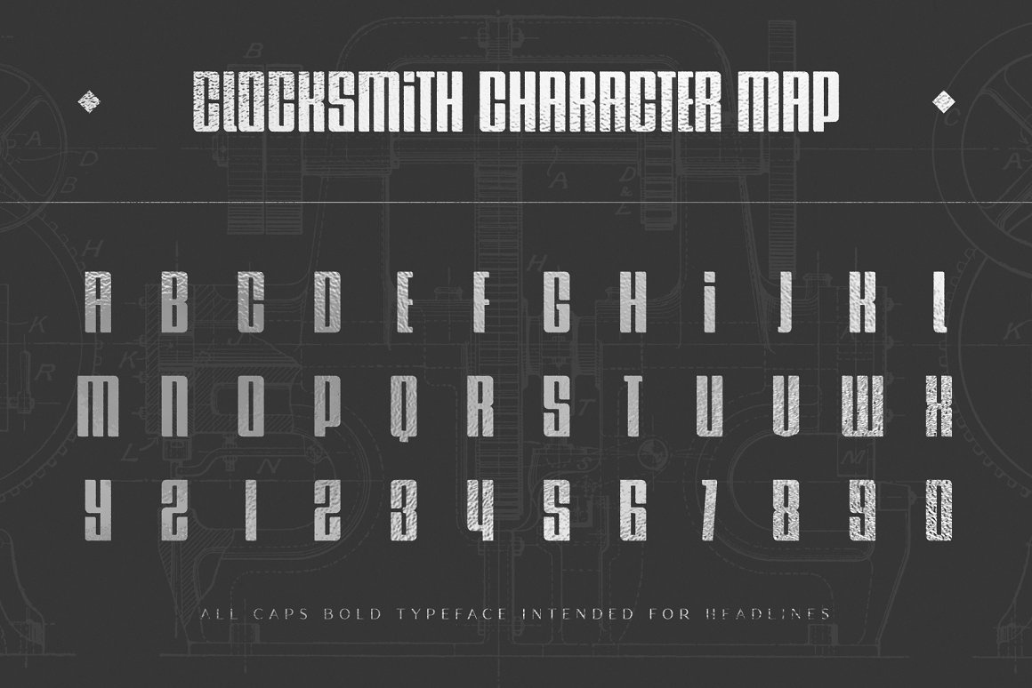 Clocksmith Bold Display Font by Best Fonts 2024 on Dribbble
