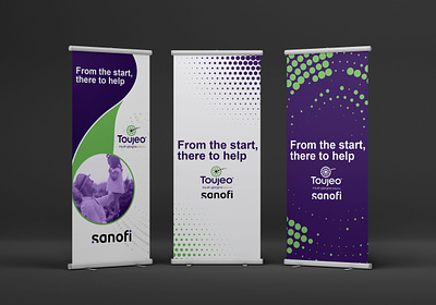 Print Design for, SANOFI and NOVONORDISK eventmarketing graphic design printdesign rollupdesign