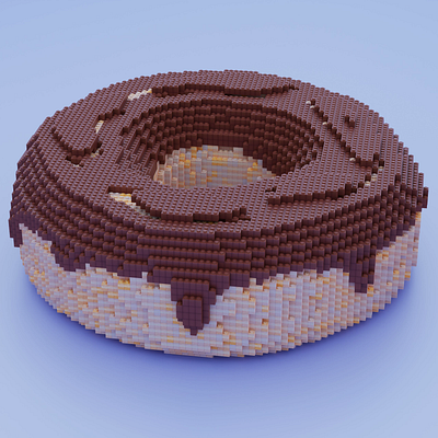 Lego Donut 3d graphic design motion graphics