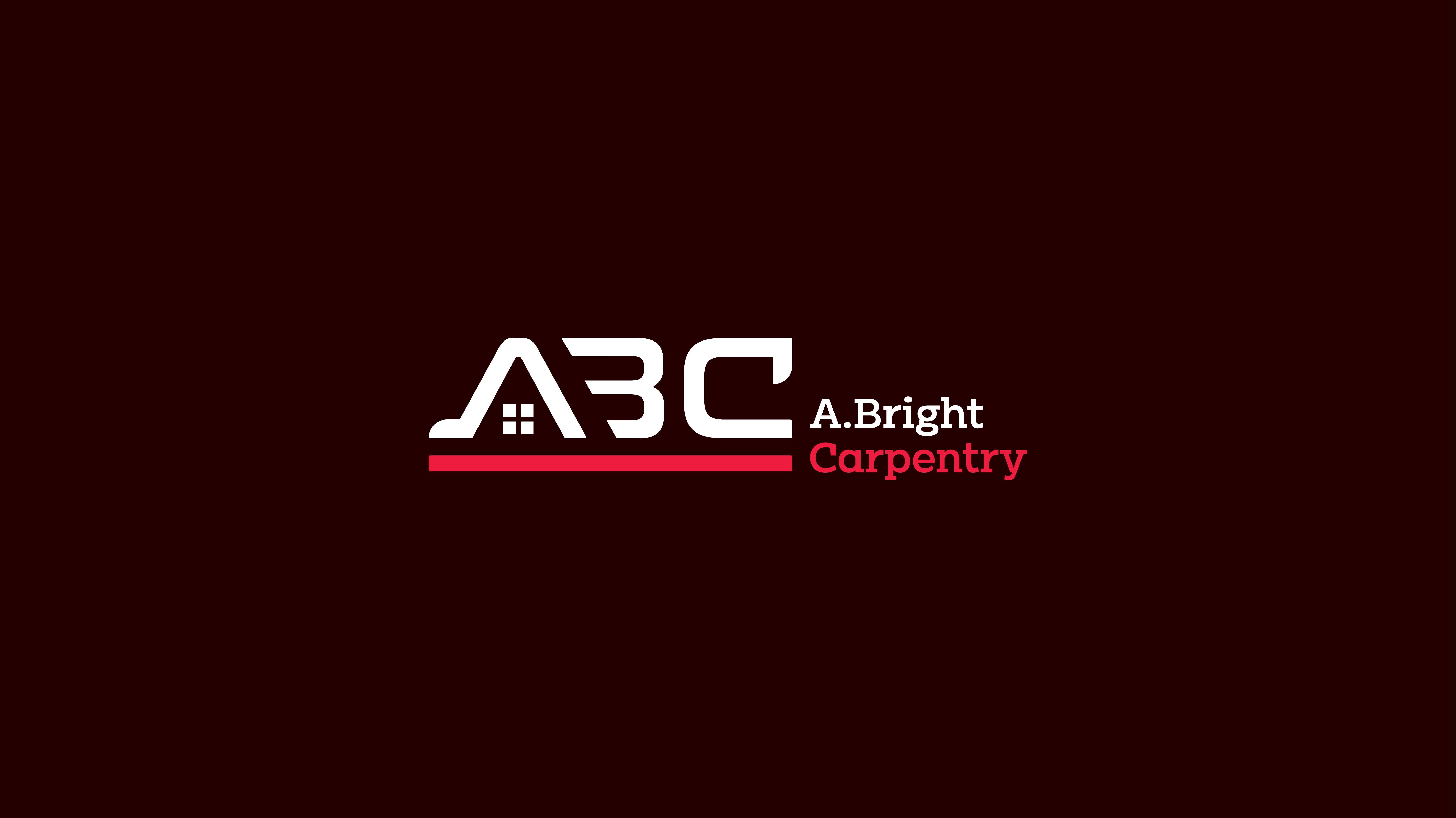 Logo abc logo branding building logo carpenrty carpentry logo design graphic design house logo letter logo logo monogram roof roof logo window logo