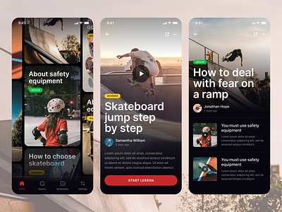 #Exploration - Social Media for Skateboarding app content content creator creator design mobile photography reels responsive skateboard social media sport story swipe thumbnail video