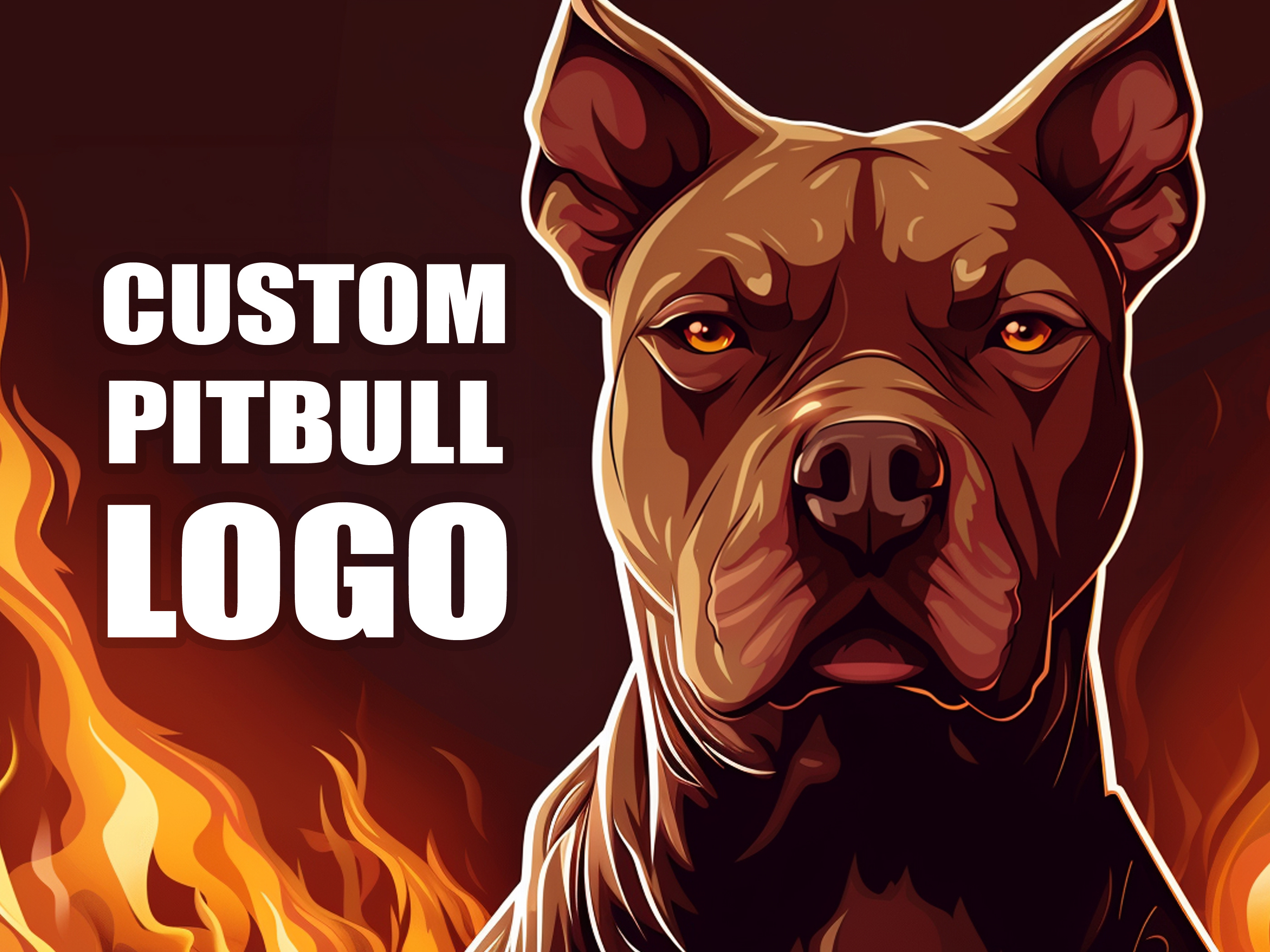 Custom Pitbull Logo | Pitbull Round Logo abrang cartoon logo character logo coloring pitbull logo creative pit bull logo design character dog logo fiverr logo design logo maker mascot logo muscle pitbull dog muscular pitbull logo personalized gifts custom dog pitbull design pitbull logo pitbull logo design pitbull logo illustration pitbull mascot logo pitnull logo vector