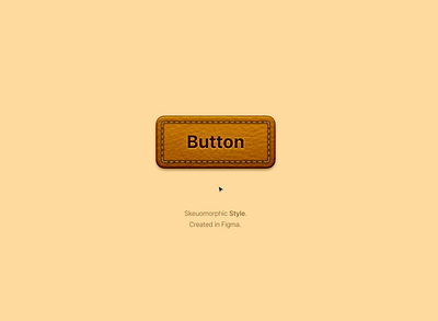 Responsive Button - Leathers 5even animation button embossed texture game landing page leather aesthetics leathers realistic ui responsive responsive design skeuomorphic stitching detail ui ux