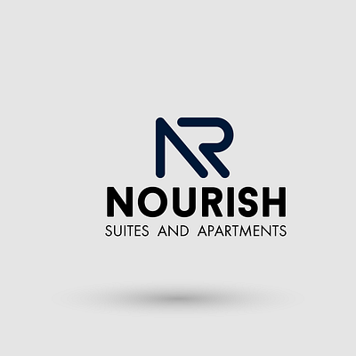 Hospitality Logo for Nourish suites and Apartments branding logo