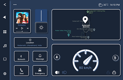 Automotive Interface #34 #DailyUI dailyui design digitalart graphic design ui