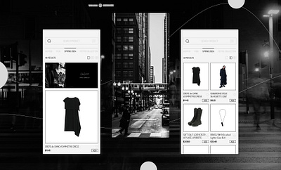 Modern Fashion App app design branding clothing store contemporary design experimental fashion fashion store graphic design interface minimal mobile mobile app modern style symmetric ui uiux unique ux