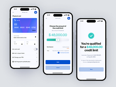 Mobile Banking App banking bluecolor carddesign creditlimit crypto lightgreen lightgrey lightmode lightversion lockcard mobile assets mobilewhite popup purplegradient scroll tourquisecolor ui mobile uxmobile vividcolordesign white