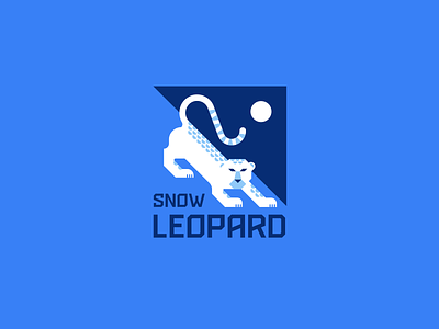 Snow Leopard animal logo brand branding conservancy geometric animal leopard logo logo logodesign logomark snow leopard logo snowleopard zalo estevez