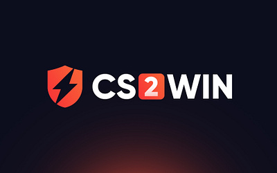 CS2WIN - Crypto Casino Logotype branding casino casino game cs gambling game logo web design