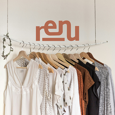 Renu branding graphic design logo