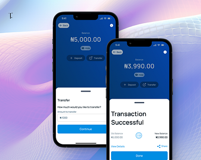 Transaction Screens for Connectus Mobile Wallet balance blue branding community design fintech illustration mockup modal presentation saas shots social success transaction ui ui design ux ux design wallet