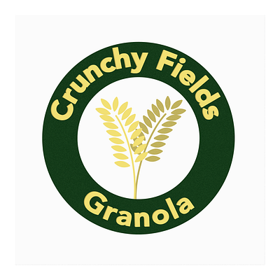 Crunchy Fields Granola dailylogochallenge design graphic design illustration logo vector