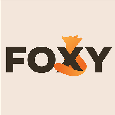 FOXY dailylogochallenge design graphic design illustration logo vector