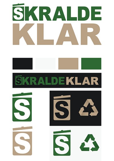 Skralde Klar branding design graphic design illustration logo ux vector