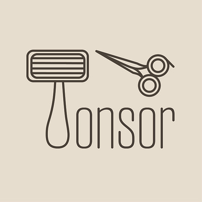 Tonsor dailylogochallenge design graphic design illustration logo typography vector