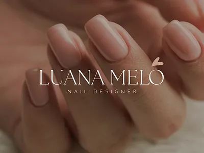 Luana Melo | Nail Designer branding delicate brand graphic design instagram post logo nail designer nail designer logo social media visual identity