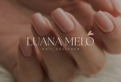 Luana Melo | Nail Designer branding delicate brand graphic design instagram post logo nail designer nail designer logo social media visual identity