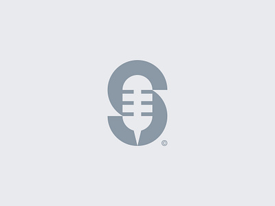 Letter S + Microphone Logo branding design graphic design logo logomark logotype mark microphone s letter symbol vector