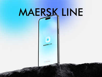 Maersk Line - Ai Prompt Assist App ai app app app design app form app login app mockup graphic design typography ui ux