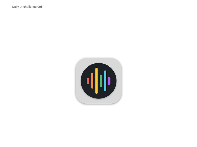 Daily UI challenge 005- App icon daily challenge design ui ux