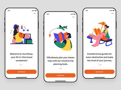 Travel Companion App - Users Onboarding app app design booking design flight journey mobile app mobile app design tickets tourism tourist train travel travel portal travel web wanderlust